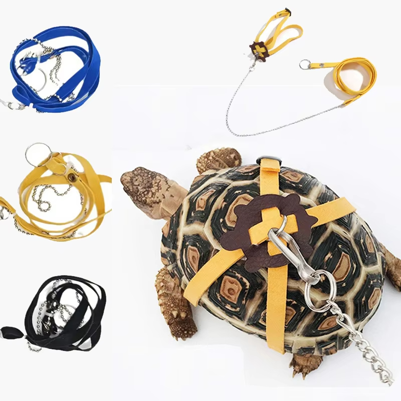 Water Dish Reptile - Schildpad Tractieriem Controlekoord Trainingsriem Outdoor Wandelriem
