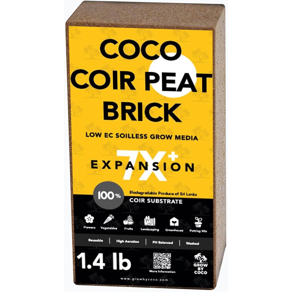 650g Baksteen - Premium Biolog - Substrate Coconut Fiber recensie en prijs