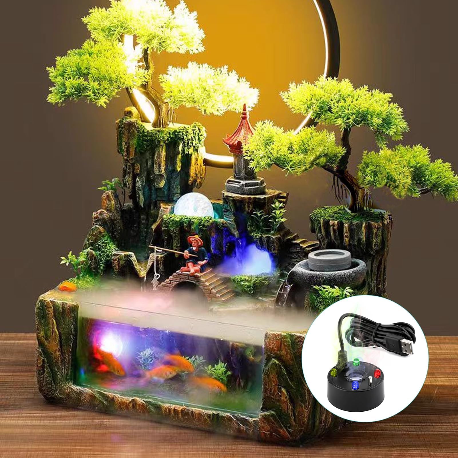 Nieuwe 2026 5V USB Aquarium Lu - Terrarium Fogger Ultrasonic recensie en prijs